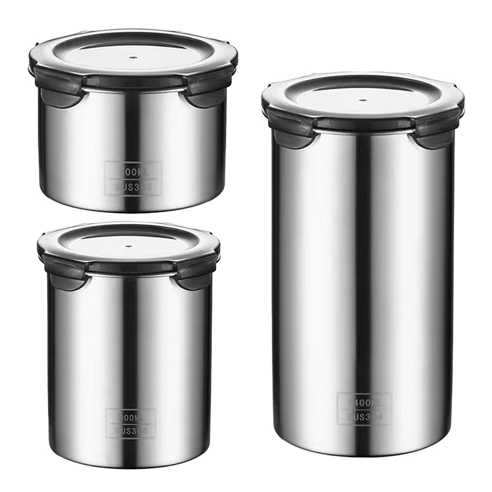 500/900/1400ml Stainless Steel - Food Storage Vacuum Containers recension och pris