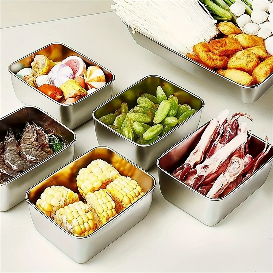 1/3/5pcs Stainless Steel Food  - Food Storage Method recension och pris