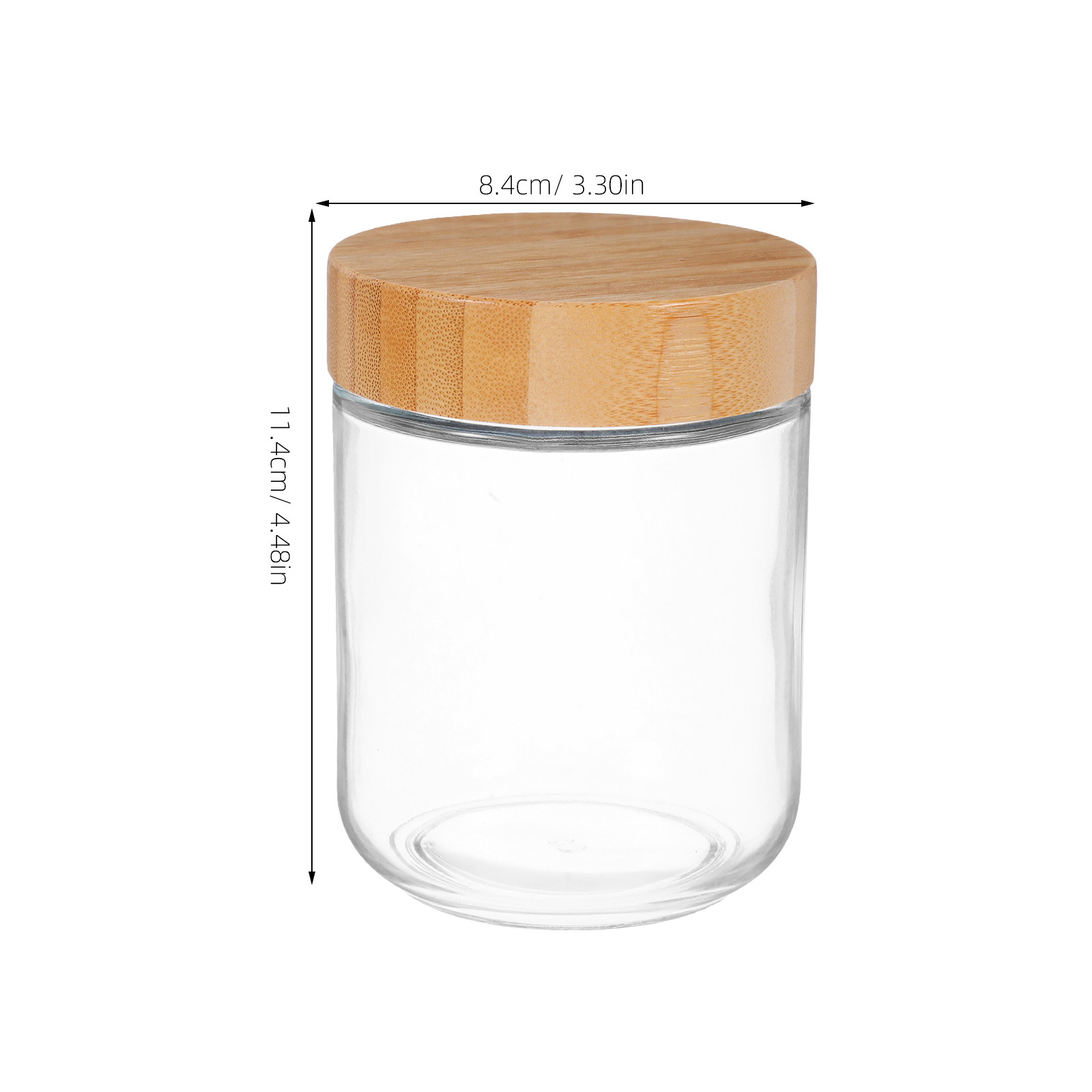 4Pcs Glass Kitchen Storage Jar - Food Storage Containers With Lids recension och pris