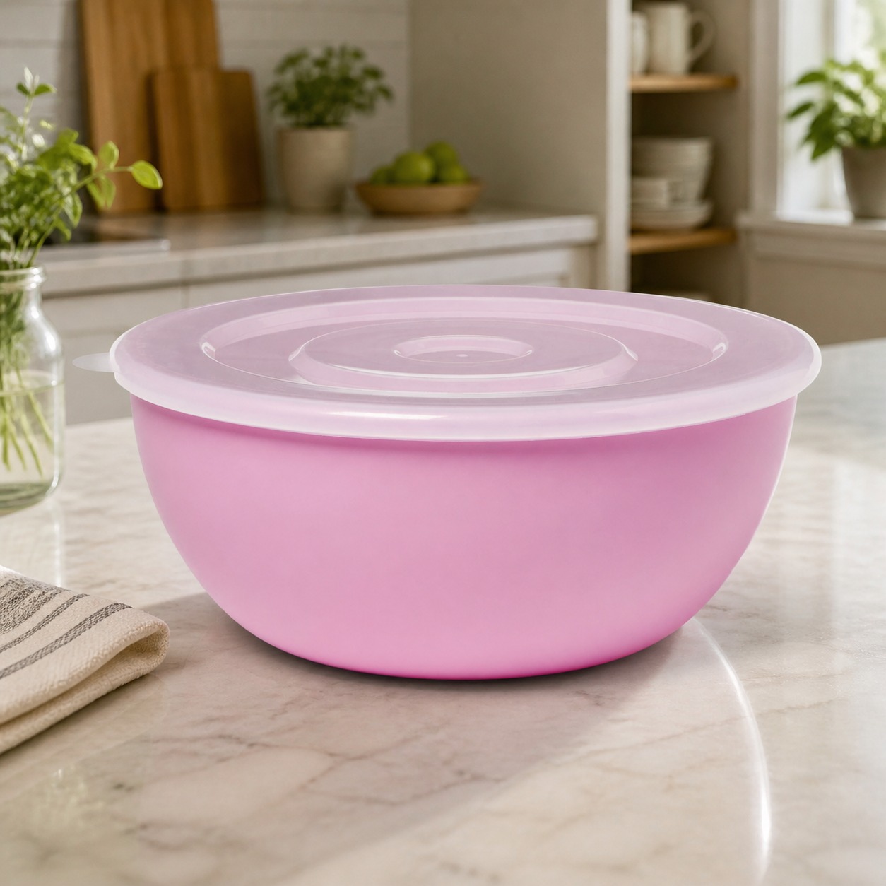 Pink Bowl With Matching Lid, D - Food Storage Containers With Lids recension och pris