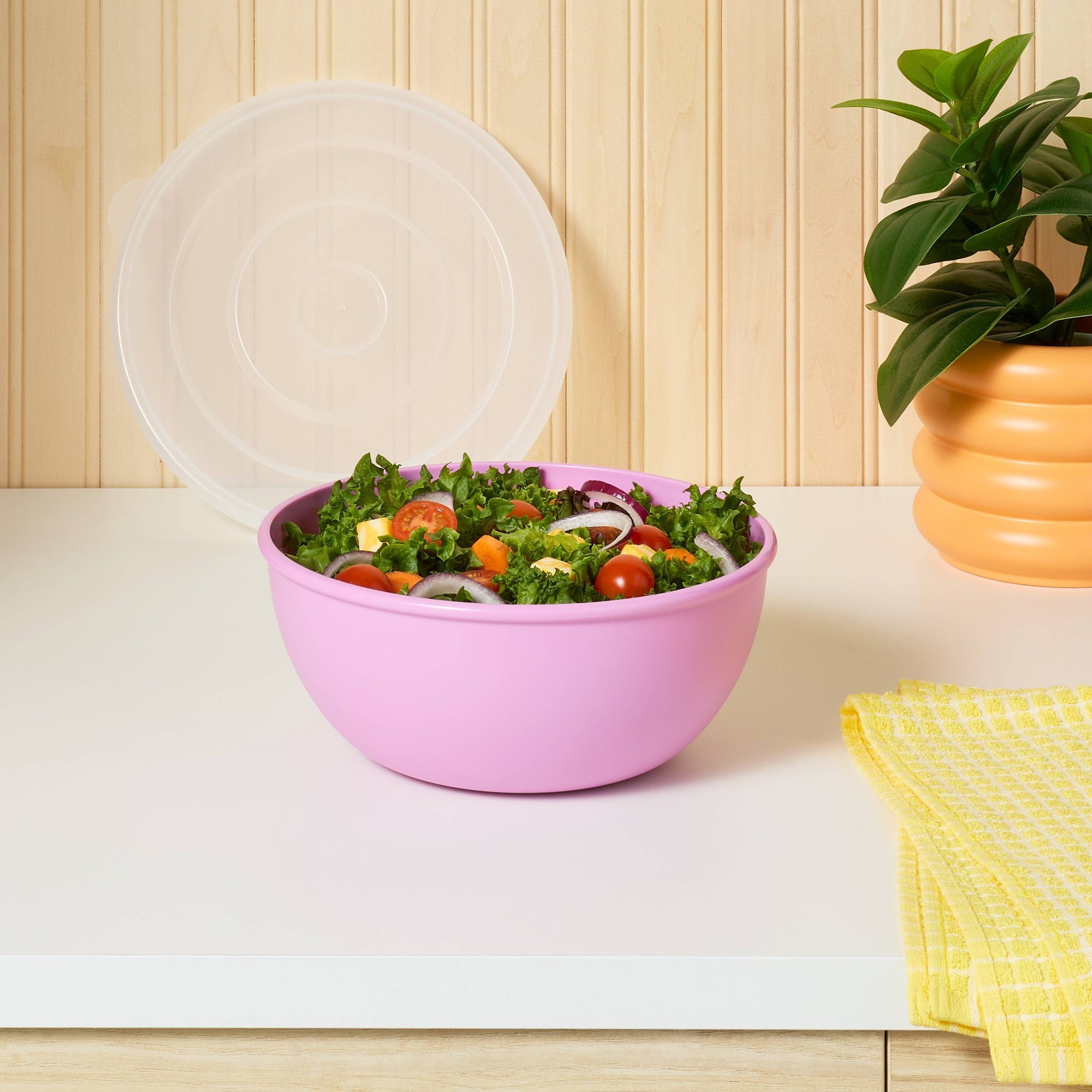 Pink Bowl With Matching Lid, D - Food Storage Containers With Lids recension och pris