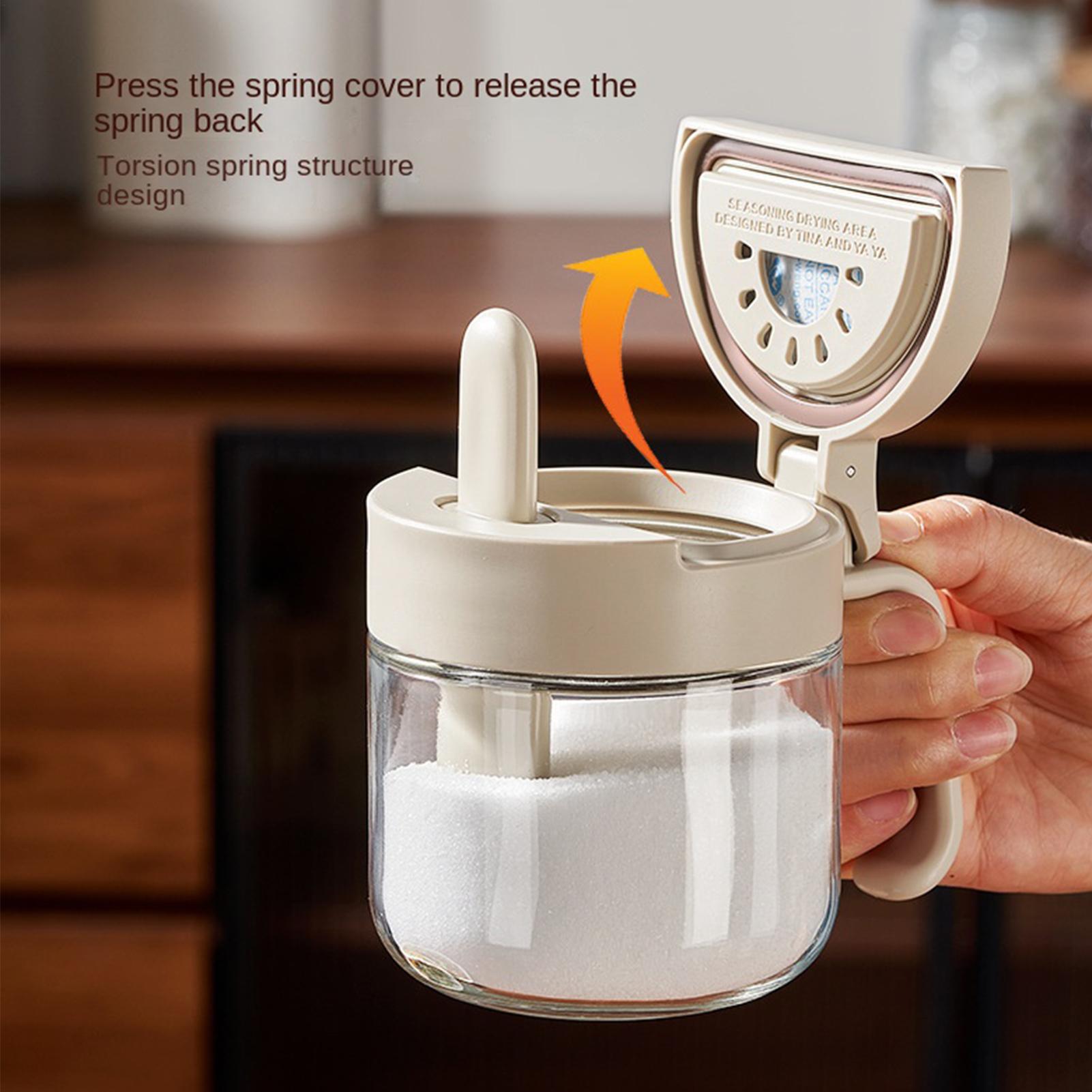 Seasoning Jar Leak-Proof Salt  - Food Storage Canister recension och pris