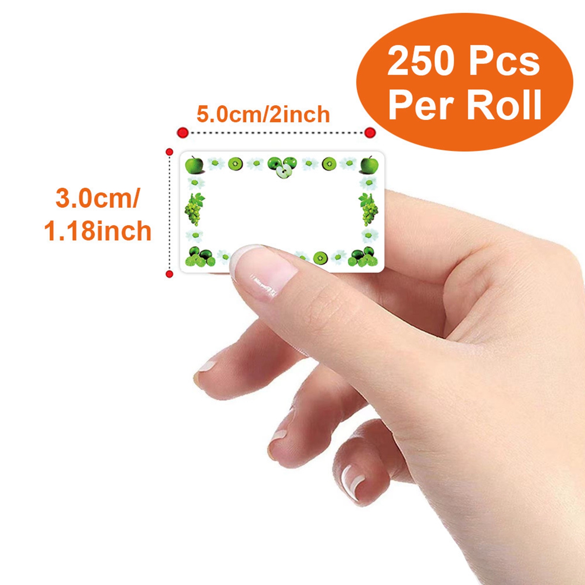 250Pcs Rectangle Canning Label - Food Storage Label recension och pris